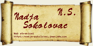 Nadja Sokolovac vizit kartica